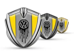 VW Abovedado Emblema Insignia Estilo Mínimo Universal